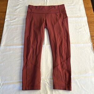 Lululemon Pace Rival Crop 6 Savannah